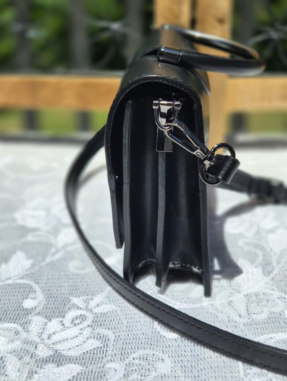 Stella Bianca Top-Handle Bag in Black - Picture 4 of 9